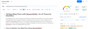 Screenshot 2025-05-20 at 20-22-55 NEURONwriter – Leading content optimisation tool with generative AI. - NEURONwriter - Content optimization with #semanticSEOScreenshot 2025-05-21 at 15-05-23 writing blog posts with neuronwriter step-by-step - analysis details NEURONwriter - powered by CONTADU