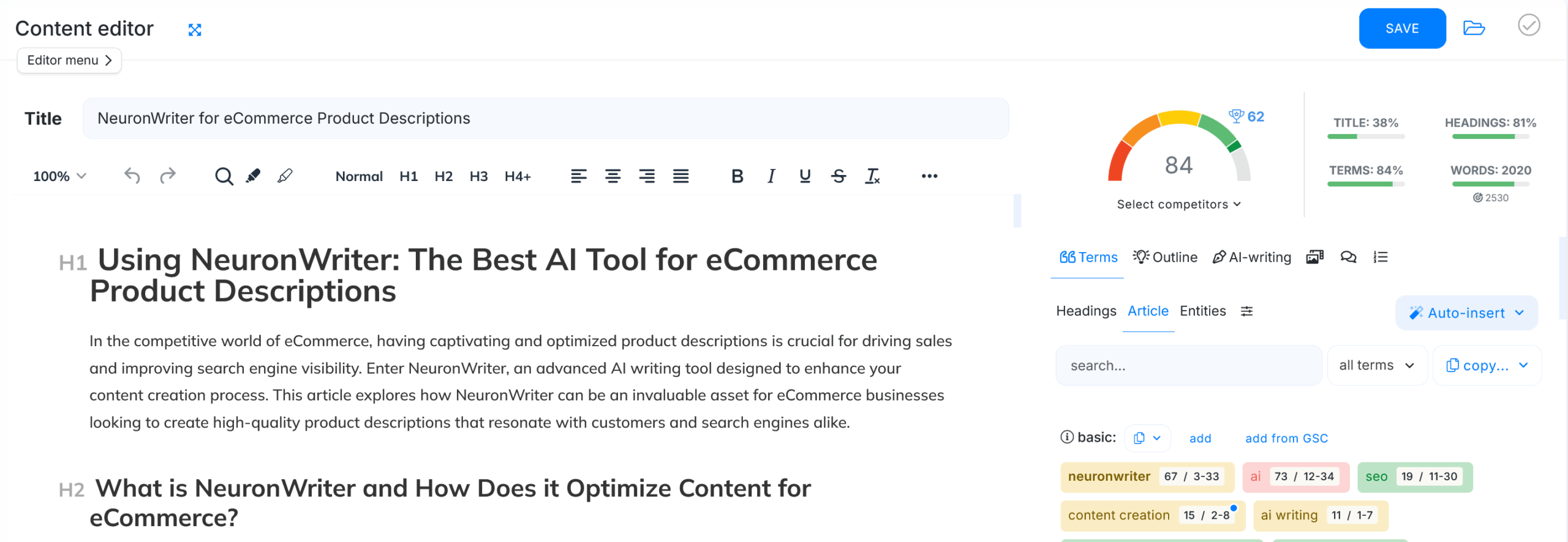 Screenshot 2025-05-21 at 15-53-33 neuronwriter for ecommerce product descriptions - analysis details NEURONwriter - powered by CONTADU