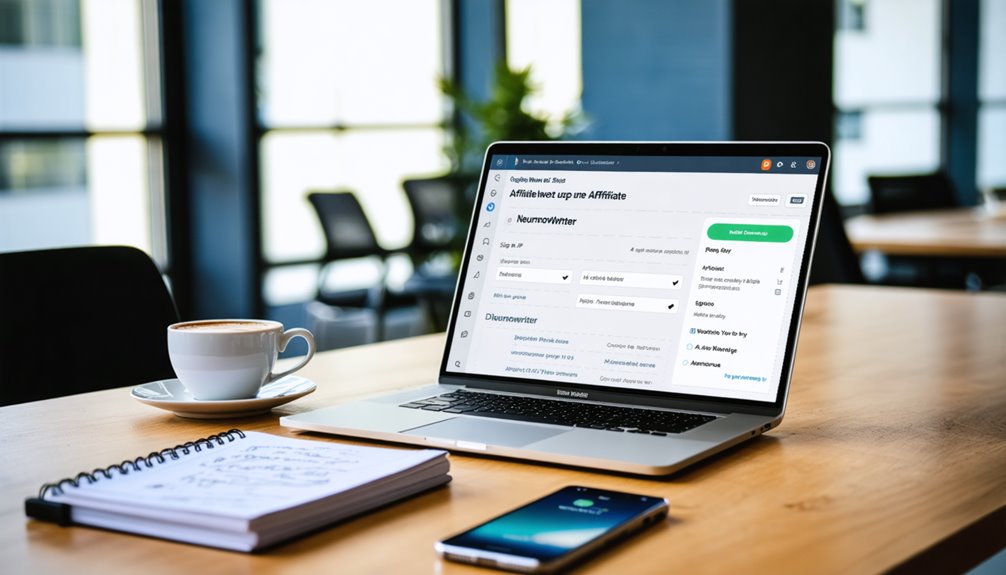 Become an Affiliate: Getting Started With Neuronwriter Program